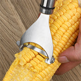 Corn Peeler for Corn on The Cob 2 Pieces Corn Kernel Remover Tool Stainless Steel Corn Shaver Cob Stripper Slicer Kitchen Gadgets