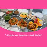 Rectangular Lazy Susan Rotating Turntable