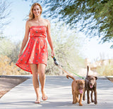 2 Dog Retractable Leash No Tangle Gel Handle