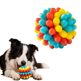 Dog Toy Ball TPR Chew Durable Teeth Cleaner - Blue