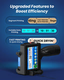 Handheld Inkjet Printer 0.5in Nozzle Touchscreen