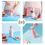 Portable USB Blender Smoothie Maker - Pink