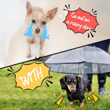 Small Dog Umbrella Clear Adjustable Leash
