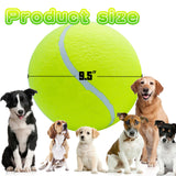 Giant Dog Tennis Ball 9.5in Yellow