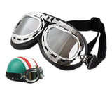 Cosplay Goggles Steampunk Motorcycle Goggles Costume Retro Pilot Style Goggles