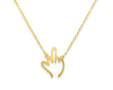 Middle Finger Necklace for Women