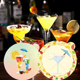 Drink Cover Kit 50pcs 4in Lids Scrunchie