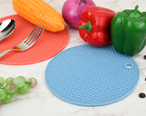 Trivets for Hot Pots and Pans 4 Pieces Heat Resistant Silicone Trivets for Hot Dishes, Non-slip and Flexible to Wrap Around Any Shape