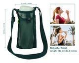 Water Bottle Holder with Strap Set of 3 Colors Bottle Sling Crossbody Bag Carrier with Pouch Kids Water Bottle Strap for Walking