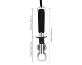 Fish Gripper with Retractable Fish Measuring Tape Fish Lip Gripper with Scale for Fishing