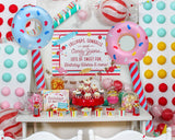 Inflatable Candy 33 Inch Inflatable Donut Lollipops Set of 4 Candy Themed Birthday Decorations Pool Party Prop