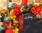 Skull Balloons 8 Pieces 23.6 Inch Halloween Foil Balloons Great Addition for Halloween Party Balloon Arch