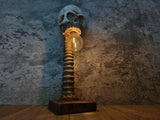 Halloween Table Decor 9.8 Inch Skeleton Lamp Skull Light