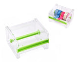 2 Pcs 1 Layer Washi Tape Dispensers - Transparent