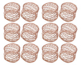 Napkin Rings 12 Pieces Metal Napkin Ring Holders