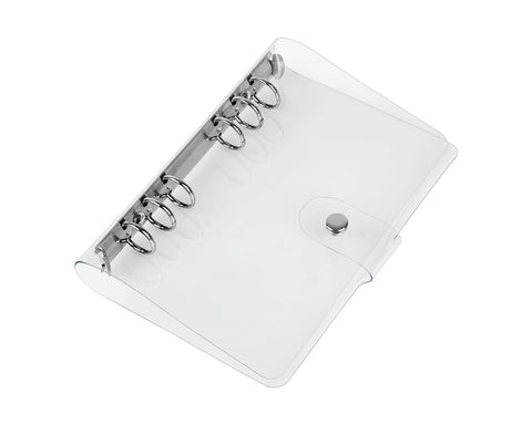 A6 Binder 6-ring Loose Leaf Folder PVC Refillable Notebook Cover