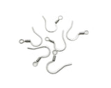 Hypoallergenic Earring Hooks 200 Pieces Steel Earwires