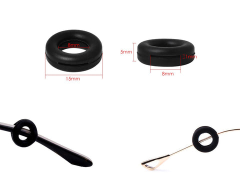 Anti-slip Ear Grips Set of 12 Silicone  Glasses Retainers