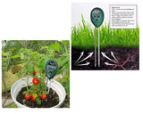 Oval Shaped 3-in-1 Soil Tester for pH Moisture and Light Measurement