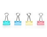 80 Pcs 19 mm Assorted Colors Binder Clips