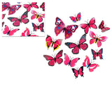 72 Pieces Colorful 3D Butterfly Wall Stickers