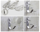 Stainless Steel Single Hooks Hanger Set of 10