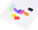 10 Pcs Silicone Fastener Ring for Fitbit Charge Wristband Bracelet