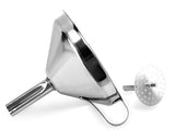 12cm Stainless Steel Funnel With Removable Filter