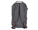 Casual Style Large Capacity Canvas Travel Bag - Black