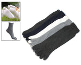 5 Pairs Cotton Toe Socks for Men