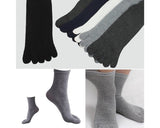 5 Pairs Cotton Toe Socks for Men