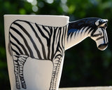 3D Hand-painted Animal Series Ceramic Coffee Cup