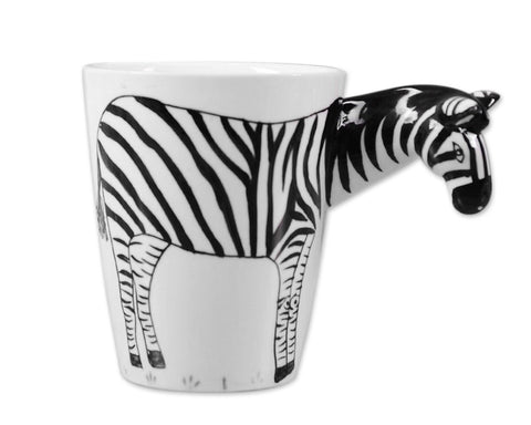 3D Hand-painted Animal Series Ceramic Coffee Cup