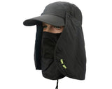 UV 30+ Sun Hat with Neck Protection Flap and Mask