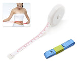 60 Inch 1.5 Meter Soft Tape Measure and Retractable Tape Measure Set