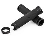 2 Pieces Aluminum Bicycle Mountain Bike Handlebar Grips - Black