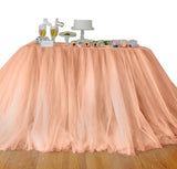 Tulle Table Skirt for Wedding Party Decoration