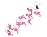 165 cm 10 LED Flamingo String Lights - Pink