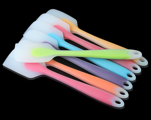 2 Pieces Silicone Spatulas Baking Scraper