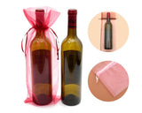 Organza Wine Bottle Bags 24 Pieces Wine Gift Bags