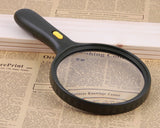 1.8X Magnifying Glass with 3 LED Lights - Black