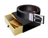 Leather Belts for Men with  A Flannel Bag and A Gift Box