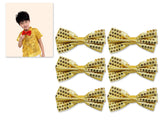 Kids Sequin Bow Tie for Party and Stage Show Set of 6