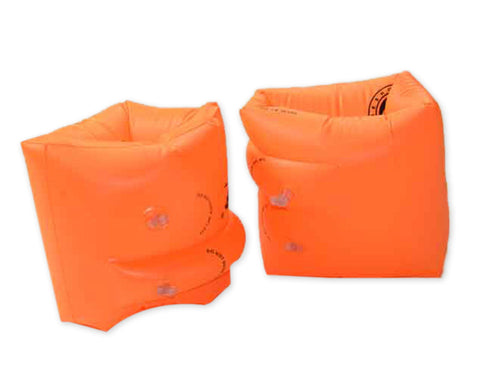 1 Pair Inflatable Armbands for Swimming - Orange