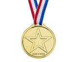 24 Pieces Plastic Winner Medals Kids Gold Medals for Party