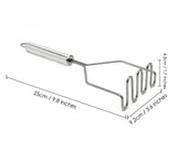 Potato Masher 9 Inches Stainless Steel Wire Potato Smasher Tool