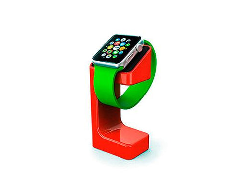 Plastic Watch Charging Display Stand for 38mm/ 42mm Apple Watch - Red