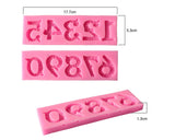 0~9 Numbers 3D Silicone Baking Mold for Cake Decorating