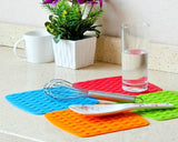 Silicone Pot Holder 4 Pieces Anti-Slip Trivet Mats