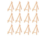 Mini Wood Display Easel 12 piece 6 Inch Card Holder